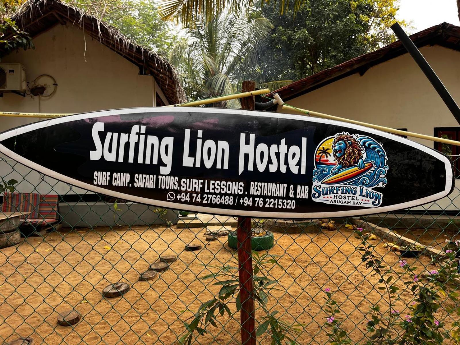 Surfing Lion Hostel Arugam Kudah Eksteriør bilde